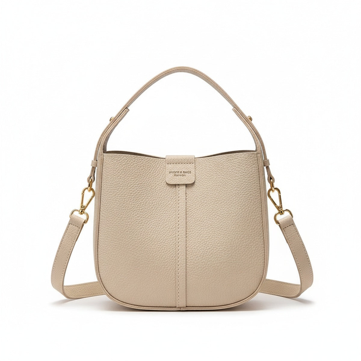 Meike – Schlichte Schultertasche, Vorderansicht
