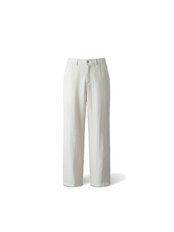 Niklas – Weite Hose aus Lyocell, Vorderansicht