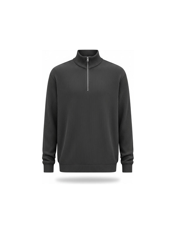 Paul - Cord-Sweatshirt mit Stehkragen