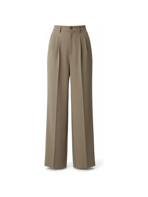 Yuna - Elegante High-Waist Hose mit weitem Bein