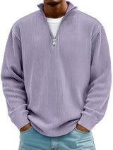 Paul – Cord-Sweatshirt mit Stehkragen