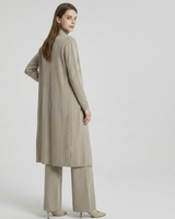 Nora Strick-Set in Camel, Rückansicht