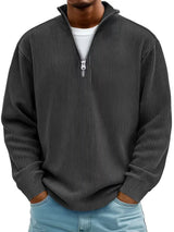 Paul – Cord-Sweatshirt mit Stehkragen