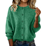 Luisa – Klassische Strickjacke mit Rundhals