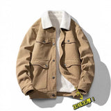 Erik – Gefütterte Cordjacke, Camel
