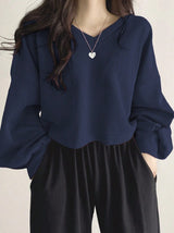 Leni – Weicher Basic-Pullover