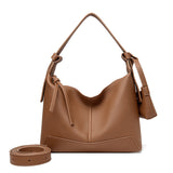 Lea – Weiche Schultertasche, Braun