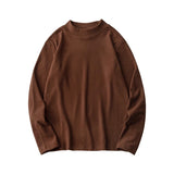 Ove – Thermoshirt mit Stehkragen, Rostbraun