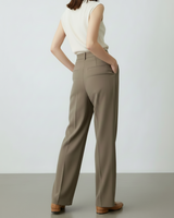 Yuna – Elegante High-Waist Hose mit weitem Bein