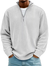 Paul – Cord-Sweatshirt mit Stehkragen