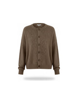 Luisa - Klassische Strickjacke mit Rundhals