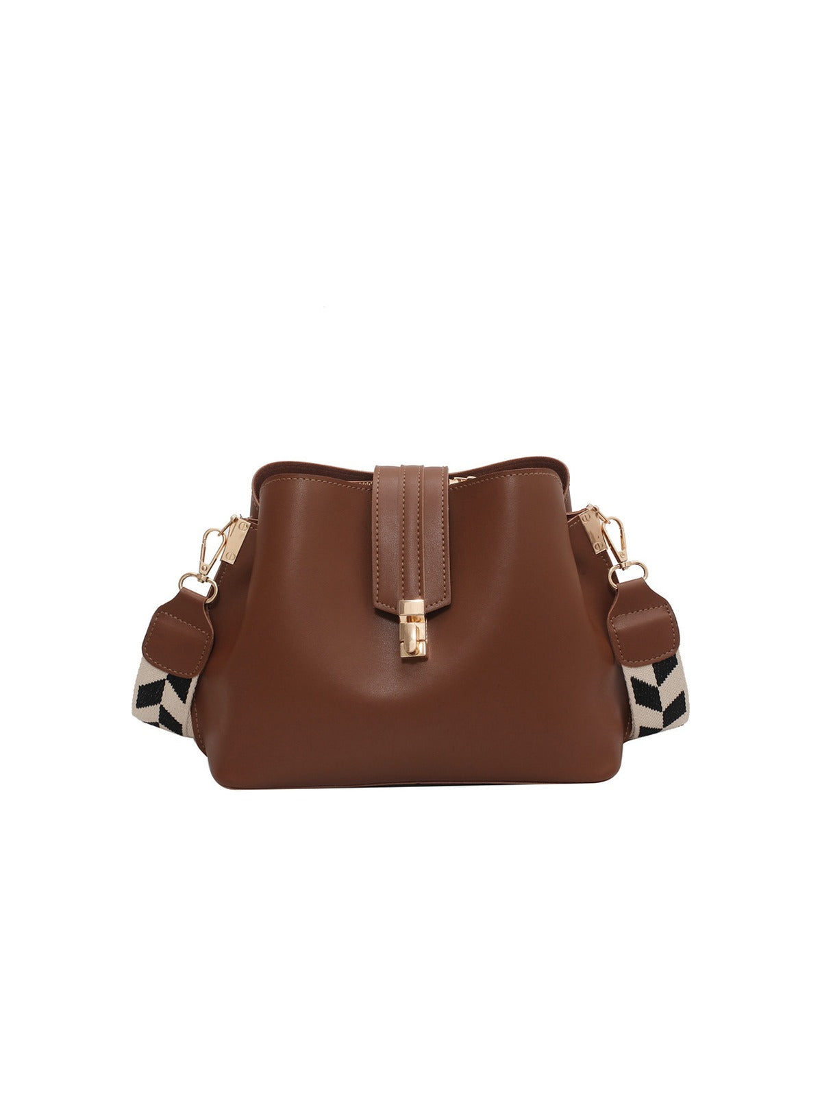 Juna – Bucket Bag mit breitem Schulterriemen, Packshot
