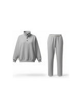 Ronja – Oversized-Set aus Sweatshirt mit Stehkragen & Jogginghose